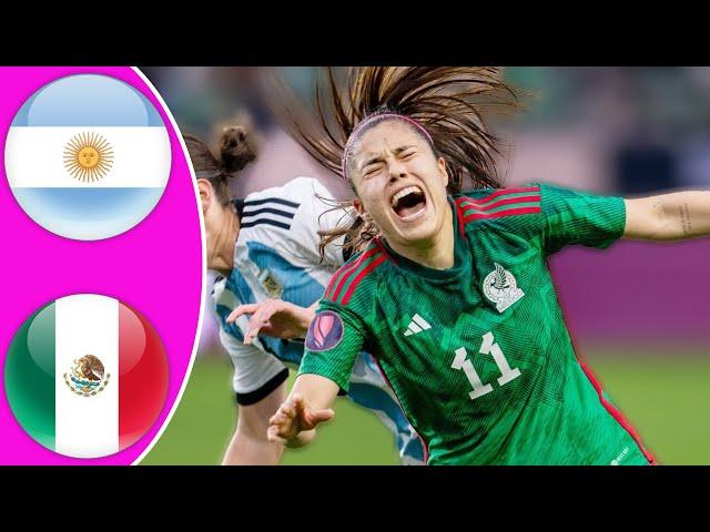 Mexico vs Argentina Highlights | 2024 Concacaf W Gold Cup