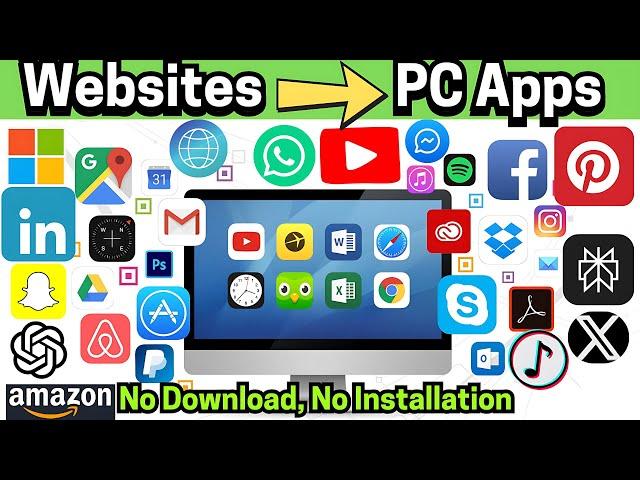 Turn Any Website into a Desktop App without installing!