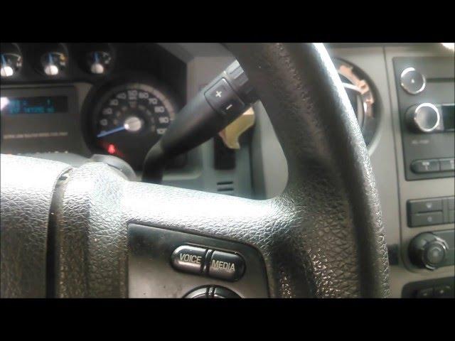 Ford F-250 XLT Super Duty 6.7l - SEIC adjustable high idle modification with parking brake bypass