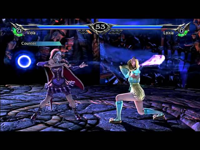 NEW SoulCalibur V Gameplay - Viola vs Leixia