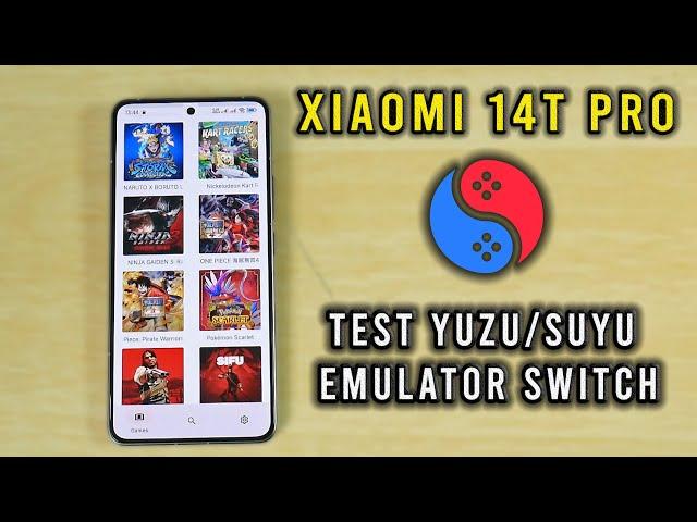 Xiaomi 14T Pro Test Yuzu Suyu Emulator Nintendo Switch Mediatek 9300+ Gak bisa main ?