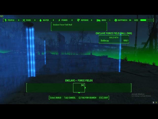 Fallout 4 Enclave Workshop Items Update FORCEFiELDS