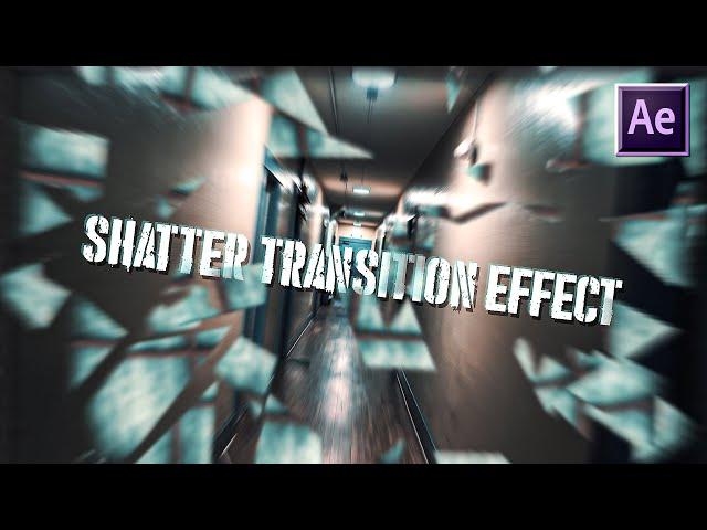 Shatter Transition Effect (Door, Glass, Brick Wall) | After Effects CC 2020 Tutorial