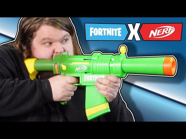 The NERF FORTNITE SMG-ZESTY is SPICY. Kind of. Maybe MILD.