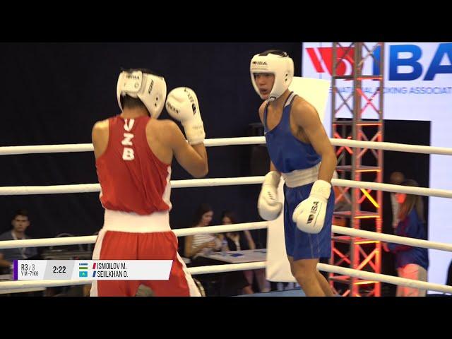 SF YM71kg ISMOILOV MUKHAMMADAZIZBEK (UZB) vs SEIILKHAN ONER (KAZ) | IBA YWCHs Budva 2024