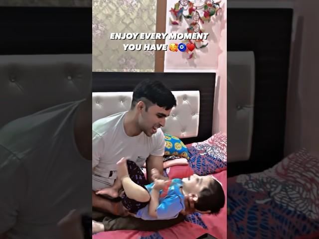 Cute Baby and father Bond️ #viralshort #shivani #yshorts #cute #babyfather #familygoal #cute #yt