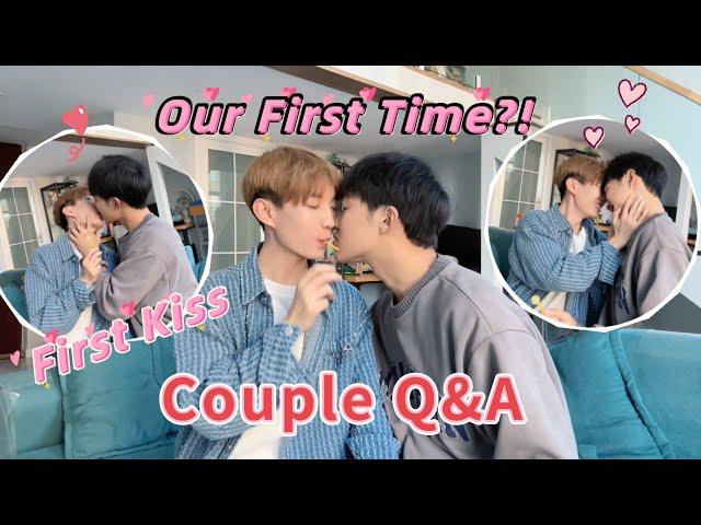 Talking About Our First Night Reliving The First KissCute Gay Couple’s Q&A️