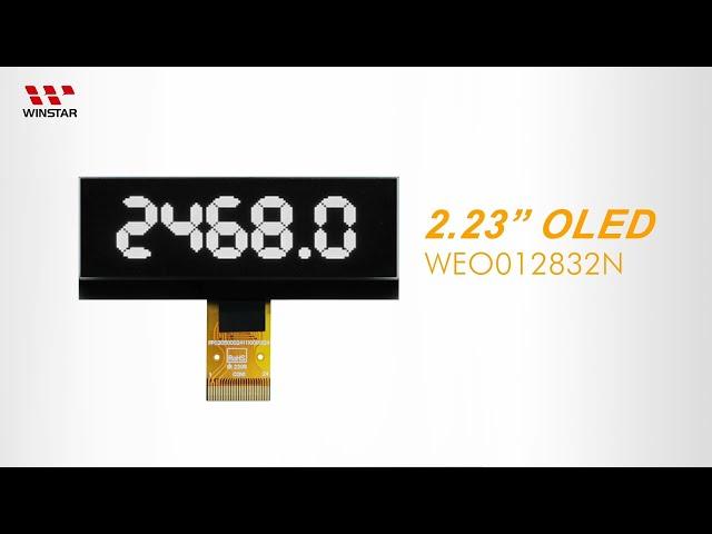 2.23 inch 128x32 Graphic OLED Display (SH1106) - WEO012832N