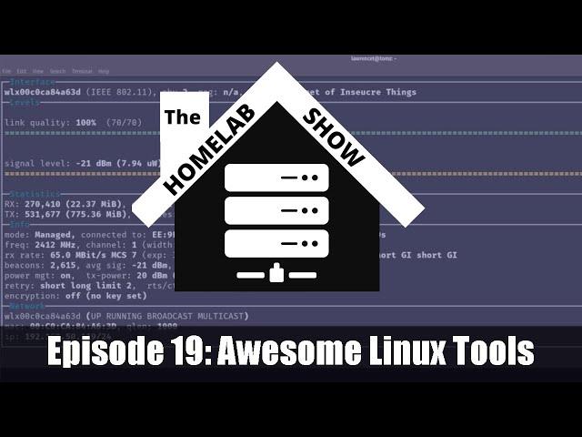 The Homelab Show Episode 19:Awesome Linux Command Line Tools