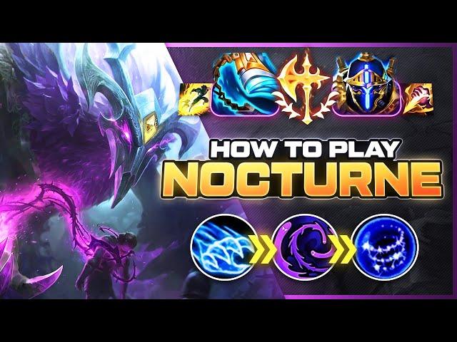 HOW TO PLAY NOCTURNE SEASON 14 | Build & Runes | Season 14 Nocturne guide | League of Legends