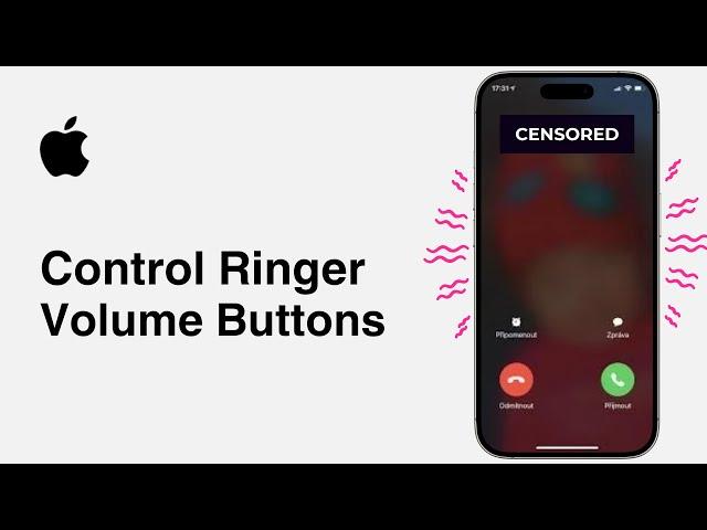 How to Control Ringer with Volume Buttons on iPhone