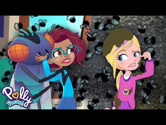 Polly Pocket: ¡Una infestación aterradora!🪰 | Episodios completos | Dibujos animados de Halloween