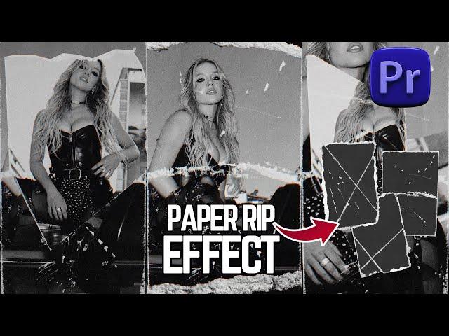 PAPER RIP EFFECT | PREMIERE PRO TUTORIAL | Gaga M.