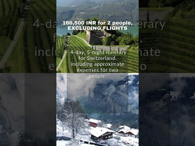 Explore Switzerland:  Travel Itinerary & Cost Breakdown  #SwitzerlandTravel #swissadventure