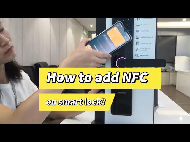 NFC unlock smart lock with mobile phone, how to add NFC as home key for smart lock on Mobile Phone?