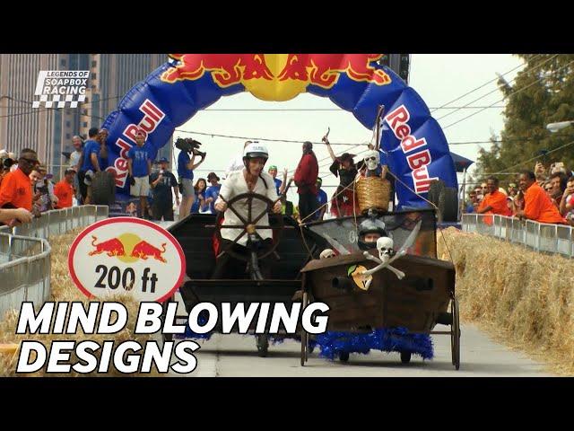 The most MIND BLOWING designs in soapbox history! - #redbullsoapboxrace #redbull