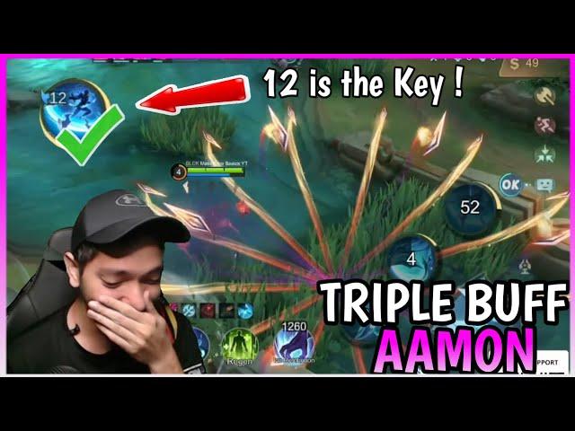 12 Blades Burst on New Buff Aamon |  Aamon Gameplay | MLBB