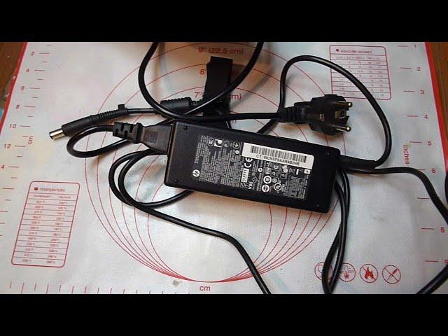 Repair of the power supply from an HP laptop .