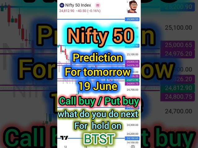 Nifty prediction for tomorrow | Thursday Market prediction | Tomorrow market prediction #nifty