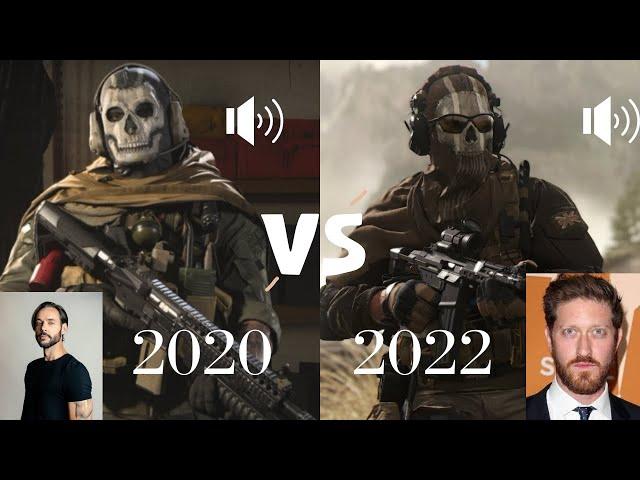 Jeff Leach vs Samuel Roukin Voice as Ghost | Ghost voice Comparison Call of Duty Modern Warfare II