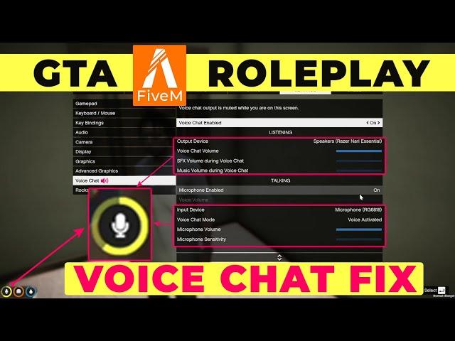 How To Fix & Setup Voice Chat In GTA FiveM (Easy) 2023