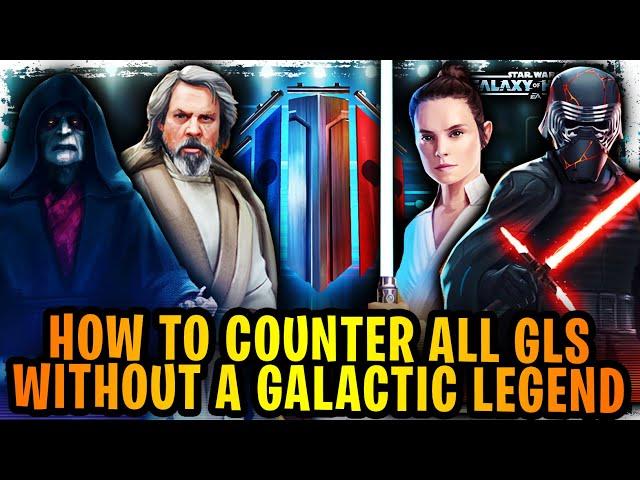 How To Counter ALL Galactic Legends Guide Without a GL in Grand Arena - SLKR, Rey, JMLS, and SEE