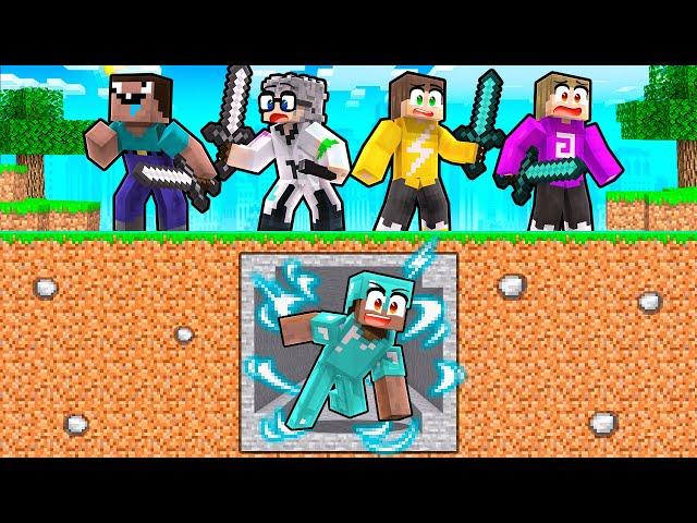 Pro Speler VS Jagers (Minecraft Survival)