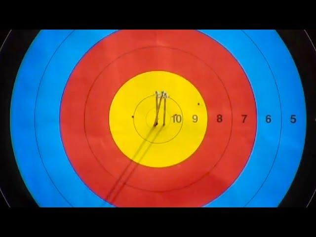 Incredible 3 arrows shot at 70 metres by Olympic Champion Chang Hye Jin 장혜진