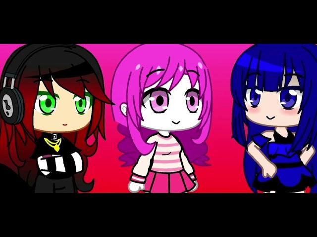 Marie,Sammy pink and Galaxiana ejud_gushe lol gacha club