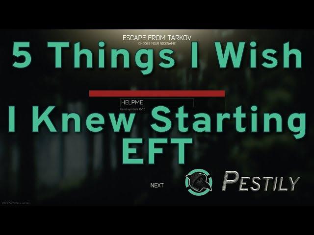 5 Things I Wish I Knew Starting EFT - New Players Guide - Escape from Tarkov