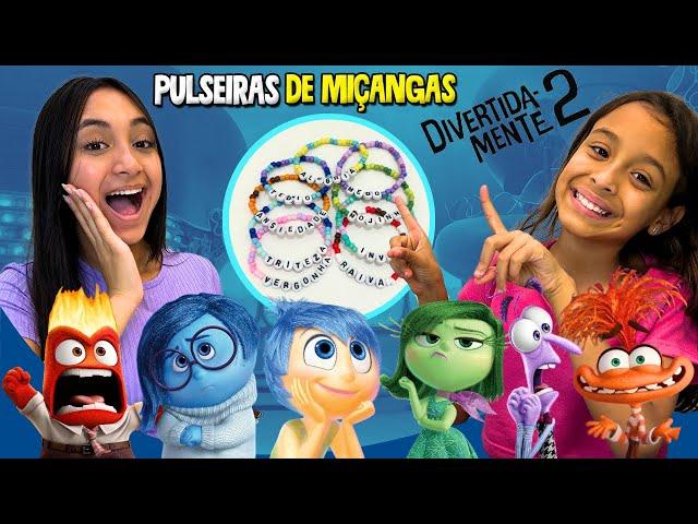 PREPARANDO PULSEIRAS INSPIRADAS NO FILME DIVERTIDA MENTE 2 | O MUNDO DE LARISSA