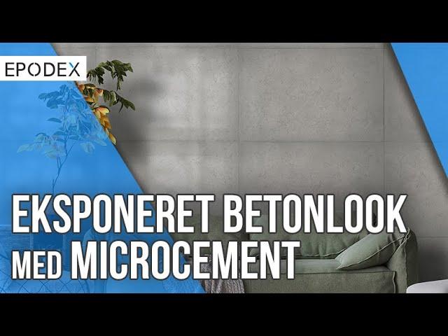 Microcement og Betonfolie fra EPODEX