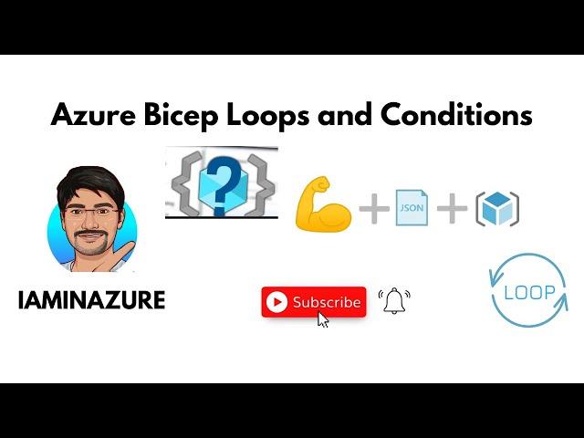 Get started with Azure Bicep Loop and Conditional operations | Azure Beginner | Part-3