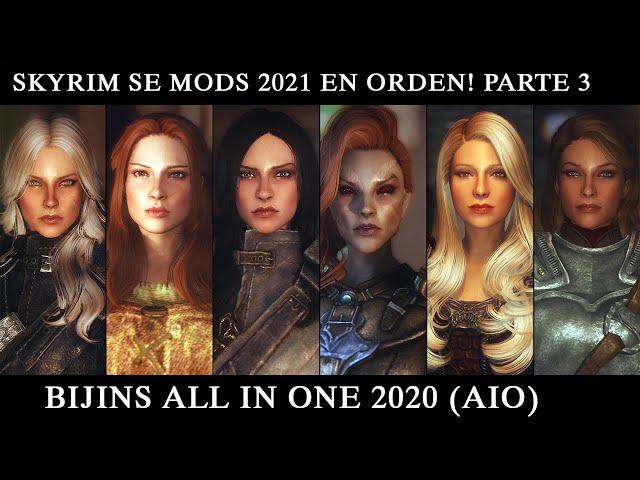 Skyrim SE instalar correctamente Bijins AIO 2020 + Seranaholic + Valerica ESPAÑOL en ORDEN 2021