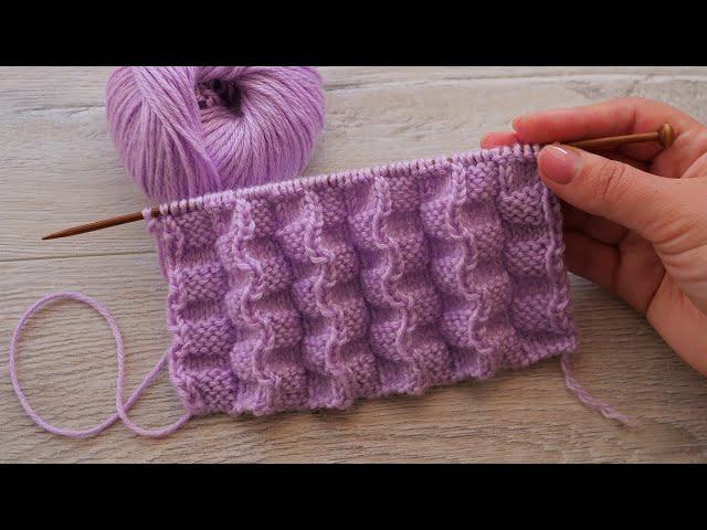  Double sided 3D knitting pattern