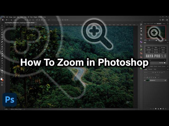 How to Zoom in Photoshop | Photoshop Tutorial