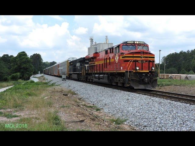 HD: NS 8114 Original NS Heritage Unit leads NS Train 26A in Waco, GA