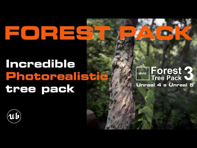 Photorealistic Tree Pack for Unreal Engine 4 and 5.