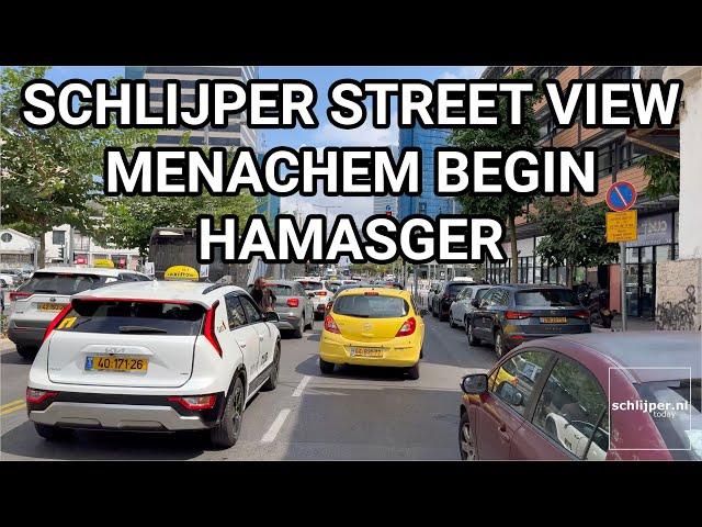 Schlijper Street View: Herzl, Menachem Begin, Yitzhak Sadeh, Hamasger