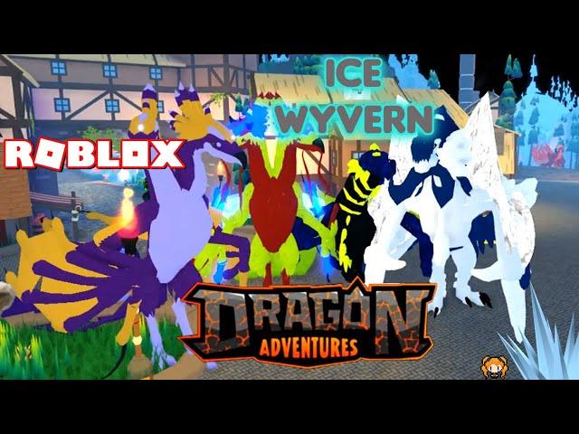 ROBLOX DRAGON ADVENTURES I Finally Have the ICE WYVERN! Tosknir! + Tips to Get the Prehistoric Map