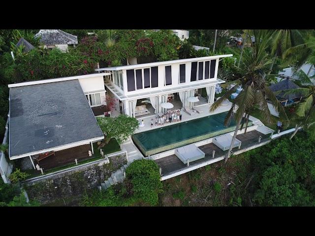 Video Drone Party at Villa Santai, Lodtunduh, Bali