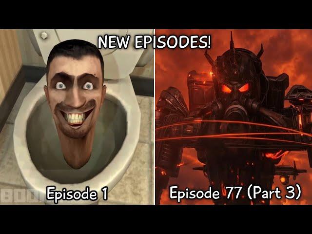 Skibidi Toilet 1 - 77 Part 3 All Episodes (60 FPS REMASTERED) Upgraded Titan TV MAN (Episode 78?)