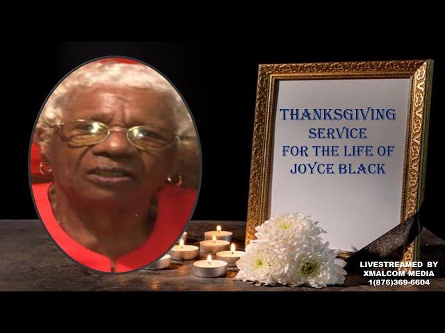 Joyce Black Thanksgiving Service