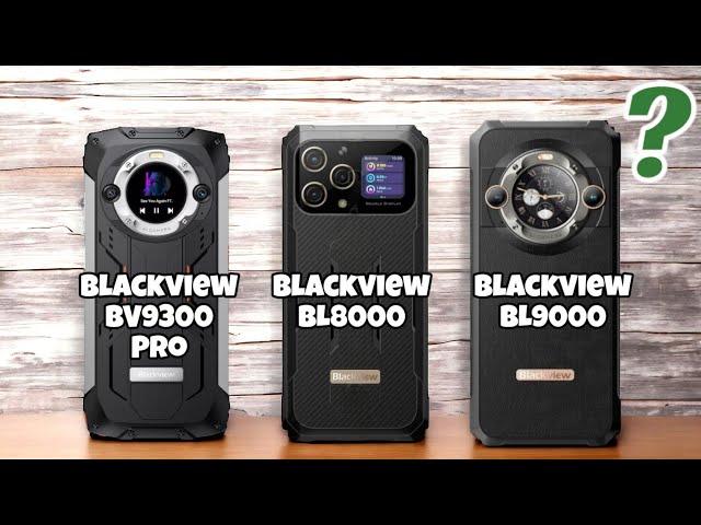 Blackview BL8000 (VS) Blackview BL9000 (VS) Blackview BV 9300 pro - Best rugged phones by blackview