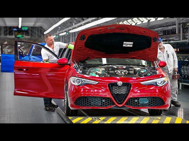 The Secret Behind Alfa Romeo's Production Line: Inside the Massive Italian Factory