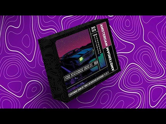 (FREE) SYNTHWAVE Drum Kit 2023 ''ÁMSTERDAM'' 