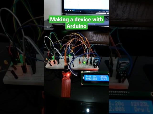 Making a device with Arduino #electronic  #arduino #devise #thermo #invention #Programming #led