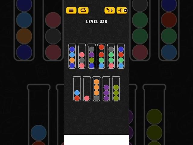 Ball Sort - Color Puzzle Game Level 333 334 335 336 337 338 339 340 341 342 #puzzle #ballsortpuzzle