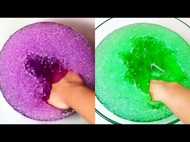 Crunchy icebergs slime - satisfying slime ASMR video compilation