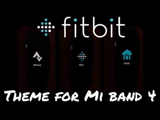 Mi band 4 custom firmware w/ Fitbit theme